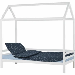 Hoppekids Letto Da Casa Basic My Color Bianco 90 X 200 Cm -Negozio Di Mobili Per Camerette hoppekids letto da casa basic my color bianco 90 x 200 cm a304902 4