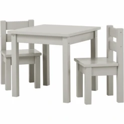 Hoppekids Mads Set Tavolino E Sedie Per Bambini Dove Grey -Negozio Di Mobili Per Camerette hoppekids mads set tavolino e sedie per bambini dove grey a308579 4