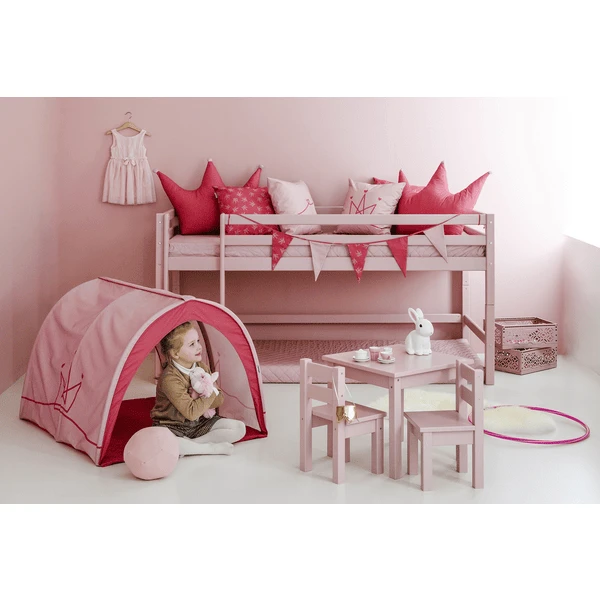 Hoppekids Mads Set Tavolino E Sedie Per Bambini Pale Mauve 4 Hoppekids Mads Set Tavolino E Sedie Per Bambini Pale Mauve - immagine 2