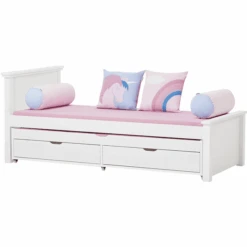 Hoppekids Maja Deluxe Sofa Bed 90 X 200 Cm Rete A Doghe Bianche 1 Letto Alto E 1 Basso -Negozio Di Mobili Per Camerette hoppekids maja deluxe sofa bed 90 x 200 cm rete a doghe bianche 1 letto alto e 1 basso a305061 4