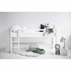 Hoppekids Mezzo Letto A Soppalco Basic Bianco 70 X 190 Cm -Negozio Di Mobili Per Camerette hoppekids mezzo letto a soppalco basic bianco 70 x 190 cm a304949 4