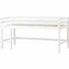 Hoppekids Mezzo Letto A Soppalco Basic Bianco 90 X 200 Cm -Negozio Di Mobili Per Camerette hoppekids mezzo letto a soppalco basic bianco 90 x 200 cm a304939