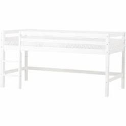 Hoppekids Mezzo Letto A Soppalco Basic Bianco 90 X 200 Cm -Negozio Di Mobili Per Camerette hoppekids mezzo letto a soppalco basic bianco 90 x 200 cm a304939 3