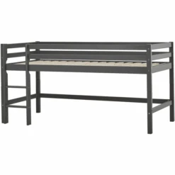 Hoppekids Mezzo Letto A Soppalco Basic Fumé Pearl 90 X 200 Cm