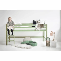 Hoppekids Mezzo Letto A Soppalco Basic Verde Chiaro 90 X 200 Cm -Negozio Di Mobili Per Camerette hoppekids mezzo letto a soppalco basic verde chiaro 90 x 200 cm a304944 3