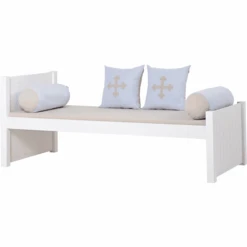 Hoppekids Noah Deluxe Sofa Bed 90 X 200 Cm Roll-Up Grille Bianco 1 Alto E 1 Medio Fine Letto -Negozio Di Mobili Per Camerette hoppekids noah deluxe sofa bed 90 x 200 cm roll up grille bianco 1 alto e 1 medio fine letto a304932 4