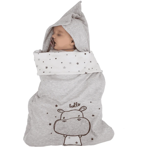 JACKY Cuffia Multifunzionale HIPPO Grigio Chiaro A Fantasia Melange 7 JACKY Cuffia Multifunzionale HIPPO Grigio Chiaro A Fantasia Melange - immagine 5