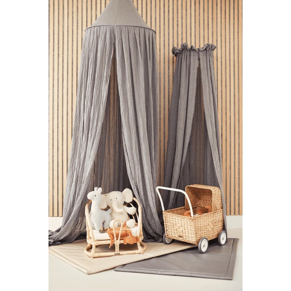 Jollein Canopy Vintage Grigio Tempesta 245 Cm 5 Jollein Canopy Vintage Grigio Tempesta 245 Cm - immagine 3