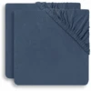 Jollein Lenzuolo Con Angoli In Jersey 2 Pezzi Blu Jeans 60x120 Cm -Negozio Di Mobili Per Camerette jollein lenzuolo con angoli in jersey 2 pezzi blu jeans 60x120 cm a325658