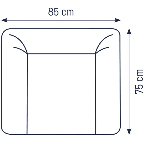 JULIUS ZÖLLNER Coprifasciatoio In Mussola Sand 85 X 75 Cm 4 JULIUS ZÖLLNER Coprifasciatoio In Mussola Sand 85 X 75 Cm - immagine 2