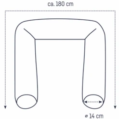 JULIUS ZÖLLNER Paracolpi Salsicciotto Terra Verde -Negozio Di Mobili Per Camerette julius zoellner paracolpi salsicciotto terra verde a301575 3