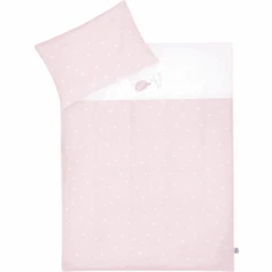 JULIUS ZĂLLNER Set Biancheria Da Letto Con Applicazioni Riccio/ Star Rosa 100x135 Cm