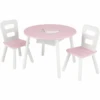 KidKraft® Tavolo Rotondo Con Due Sedie Bianco/rosa -Negozio Di Mobili Per Camerette kidkraft tavolo rotondo con due sedie bianco rosa a220355