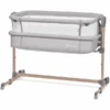 Kinderkraft Lettino Co-sleeping NESTE AIR, Grigio/color Legno