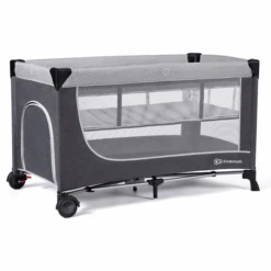 Kinderkraft Lettino Da Viaggio LEODY, Grigio