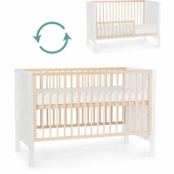 Kinderkraft Lettino Mia Con Materasso White 9 Kinderkraft Lettino Mia Con Materasso White -Negozio Di Mobili Per Camerette kinderkraft lettino mia con materasso white a308120 2
