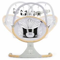 Kinderkraft Sdraietta LUMI, Grigio/color Legno -Negozio Di Mobili Per Camerette kinderkraft sdraietta lumi grigio color legno a384818 2