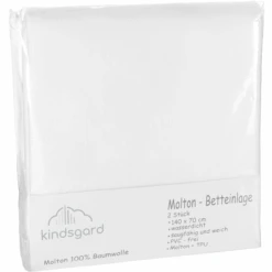 Kindsgard Coprimaterasso Tistap 2 Pezzi 70 X 140 Cm Bianco