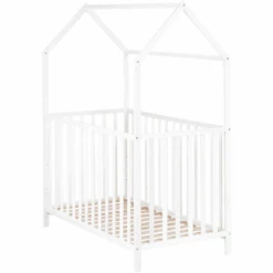 Kindsgard Letto A Forma Di Casa Lillehus 60 X 120 Cm, Bianco -Negozio Di Mobili Per Camerette kindsgard letto a forma di casa lillehus 60 x 120 cm bianco a337562 4