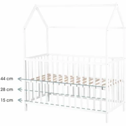 Kindsgard Letto A Forma Di Casa Lillehus 70 X 140 Cm, Bianco -Negozio Di Mobili Per Camerette kindsgard letto a forma di casa lillehus 70 x 140 cm bianco a337565 2