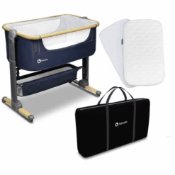 Lionelo Lettino Co-sleeping Timon Navy Blue