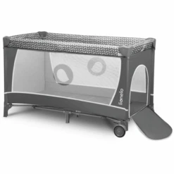 Lionelo Lettino Da Viaggio Flower Grey Scandi -Negozio Di Mobili Per Camerette lionelo lettino da viaggio flower grey scandi a308756 3