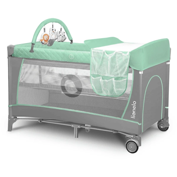 Lionelo Lettino Da Viaggio Flower Turchese 3 Lionelo Lettino Da Viaggio Flower Turchese