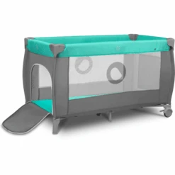 Lionelo Lettino Da Viaggio Sven Plus Turquoise Grey -Negozio Di Mobili Per Camerette lionelo lettino da viaggio sven plus turquoise grey a301552 3