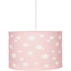 LIVONE Hanging Lamp Felice Style Per Bambini Cloud 7 Rosa/bianco