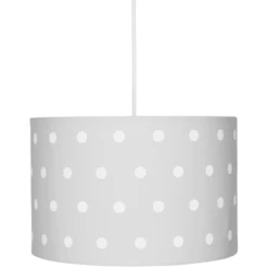 LIVONE Lampada A Sospensione Happy Style For Kids DOTS Grigio Argento/bianco