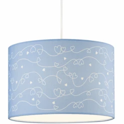 LIVONE Lampada A Sospensione Happy Style Per Bambini Cuore Blu/bianco -Negozio Di Mobili Per Camerette livone lampada a sospensione happy style per bambini cuore blu bianco a362982 2