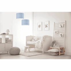 LIVONE Lampada A Sospensione Happy Style Per Bambini Cuore Blu/bianco -Negozio Di Mobili Per Camerette livone lampada a sospensione happy style per bambini cuore blu bianco a362982 4