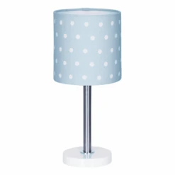 LIVONE Lampada Da Tavolo Happy Style For Kids DOTS Blu/bianco -Negozio Di Mobili Per Camerette livone lampada da tavolo happy style for kids dots blu bianco a289651 3