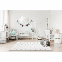 LIVONE Tappeto Da Gioco Per Bambini Happy Rugs Confetti Crema/blu/argento Grigio 120 X 180 Cm -Negozio Di Mobili Per Camerette livone tappeto da gioco per bambini happy rugs confetti crema blu argento grigio 120 x 180 cm a277932 4