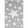 LIVONE Tappeto Da Gioco Per Bambini Happy Rugs Estrella Argento/bianco 100 X 160 Cm