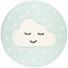 LIVONE Tappeto Da Gioco Per Bambini Kids Love Rugs Smiley Cloud, Menta/bianco, 160 Cm