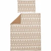 Meyco Biancheria Da Letto Per Lettino 100 X 135 Cm Ikat Sand / Uni Toffee -Negozio Di Mobili Per Camerette meyco biancheria da letto per lettino 100 x 135 cm ikat sand uni toffee a378649