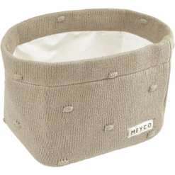 MEYCO Cestino Per Fasciatoio Medium Nodi Sand -Negozio Di Mobili Per Camerette meyco cestino per fasciatoio medium nodi sand a388966 3