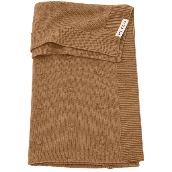 MEYCO Coperta Per Neonati Small Mini Knots Toffee 75 X 100 Cm 3 MEYCO Coperta Per Neonati Small Mini Knots Toffee 75 X 100 Cm