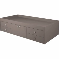 Polini Kids Lettino Singolo Simple 3100 Grigio