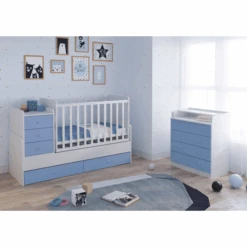 Polini Kids Mobile Fasciatoio Simple 1580 Bianco-blu -Negozio Di Mobili Per Camerette polini kids mobile fasciatoio simple 1580 bianco blu a265055 2