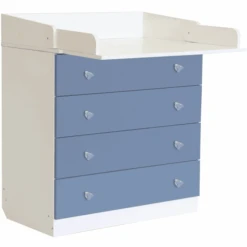 Polini Kids Mobile Fasciatoio Simple 1580 Bianco-blu