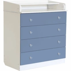 Polini Kids Mobile Fasciatoio Simple 1580 Bianco-blu -Negozio Di Mobili Per Camerette polini kids mobile fasciatoio simple 1580 bianco blu a265055 4