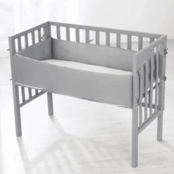 Roba 2in1 Lettino Co-sleeping Regolabile In Altezza, Safe Asleep, Grigio Scuro -Negozio Di Mobili Per Camerette roba 2in1 lettino co sleeping regolabile in altezza safe asleep grigio scuro a308688 3