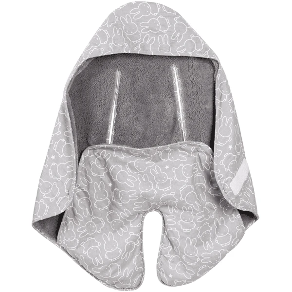 Roba Coperta Avvolgente Miffy Bianco/grigio 3 Roba Coperta Avvolgente Miffy Bianco/grigio