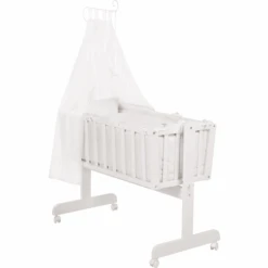 Roba Culla Con Set Biancheria Fox & Bunny, Bianco 8 Roba Culla Con Set Biancheria Fox & Bunny, Bianco -Negozio Di Mobili Per Camerette roba culla con set biancheria fox bunny bianco a173110 2