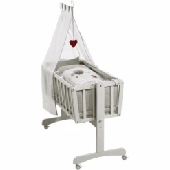 Roba Culla Con Set Biancheria Gufetto, Bianco