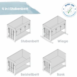 Roba Culla "Magia Stellare" 4 In 1 Nature -Negozio Di Mobili Per Camerette roba culla magia stellare 4 in 1 nature a303892 2