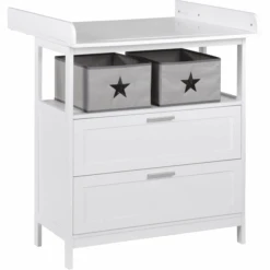 Roba Fasciatoio Hamburg 2 Cassetti Bianco