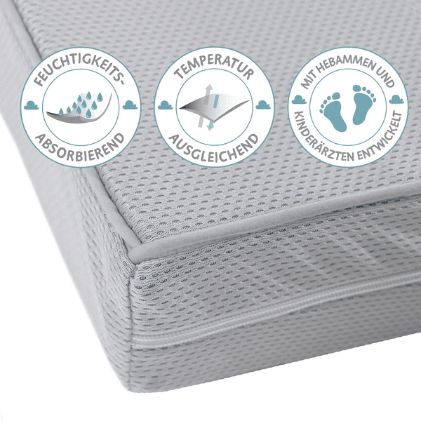 Roba Materasso Per Culla Safe Asleep AIR BALANCE Premiummesh 40x90 6 Roba Materasso Per Culla Safe Asleep AIR BALANCE Premiummesh 40x90 - immagine 4